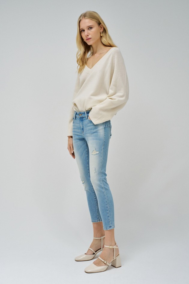 VAQUEROS WONDER PUSH UP CROPPED SKINNY