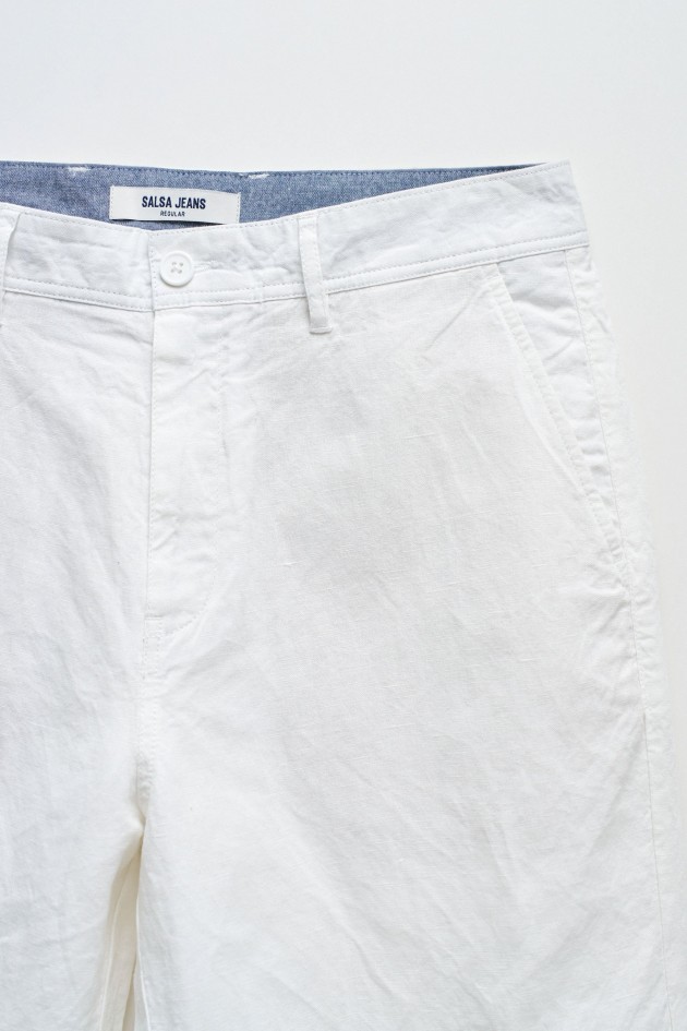 SHORTS EN MÉLANGE DE LIN