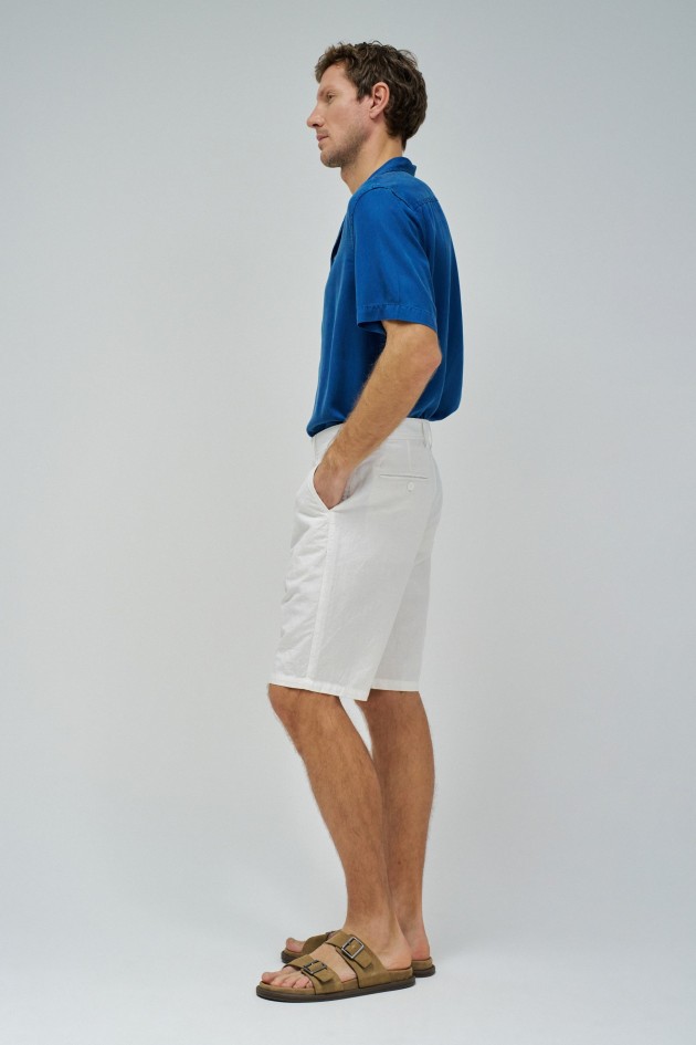 SHORTS EN MÉLANGE DE LIN