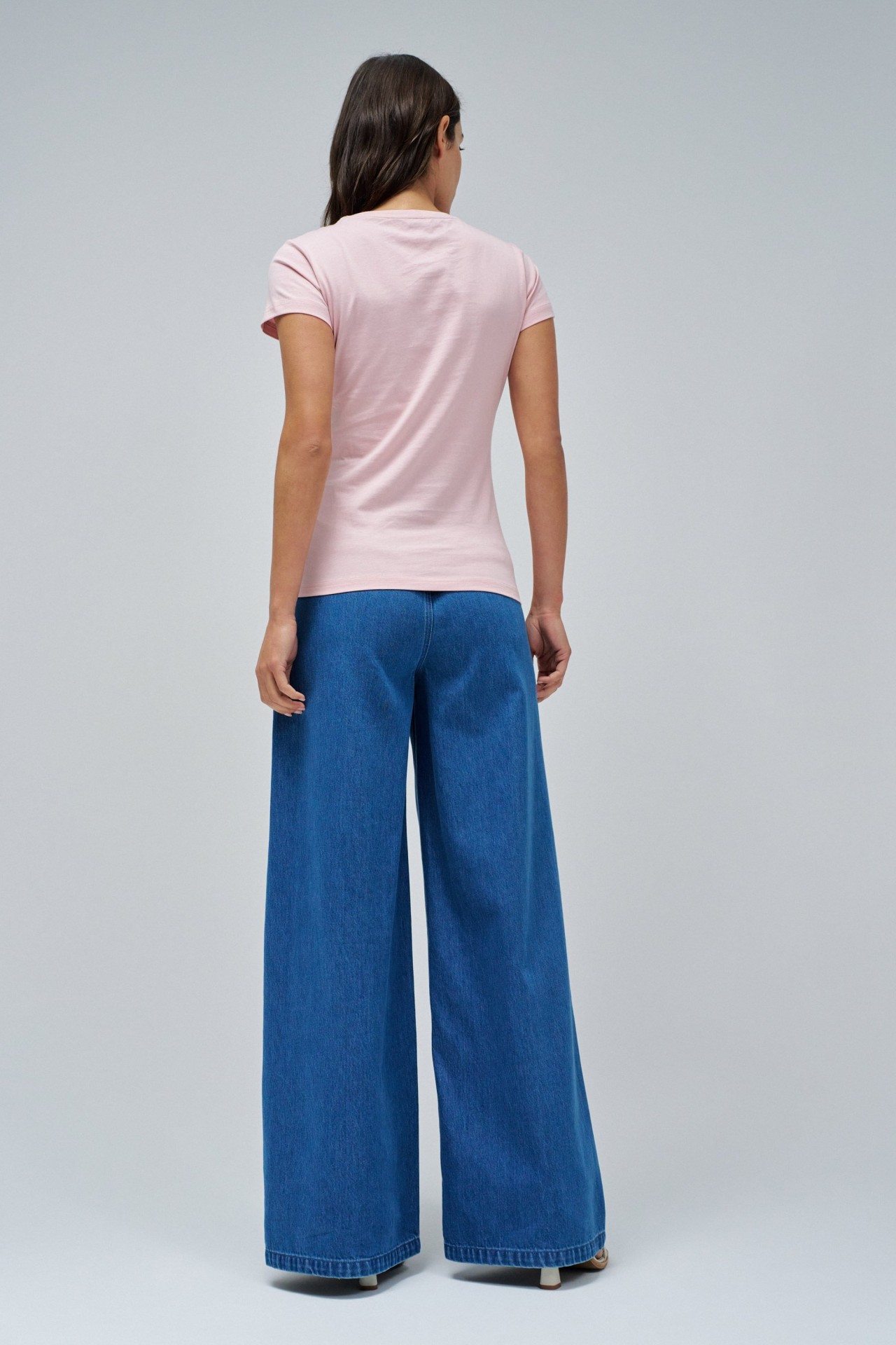 T-SHIRT AVEC IMPRIM ET PERLES