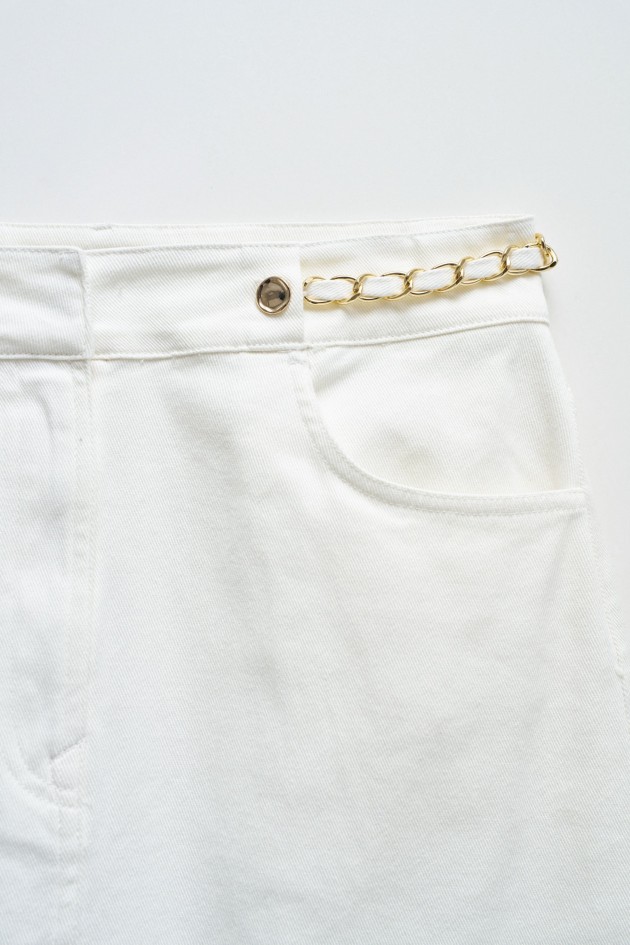 TRUE MIDI DENIM SKIRT