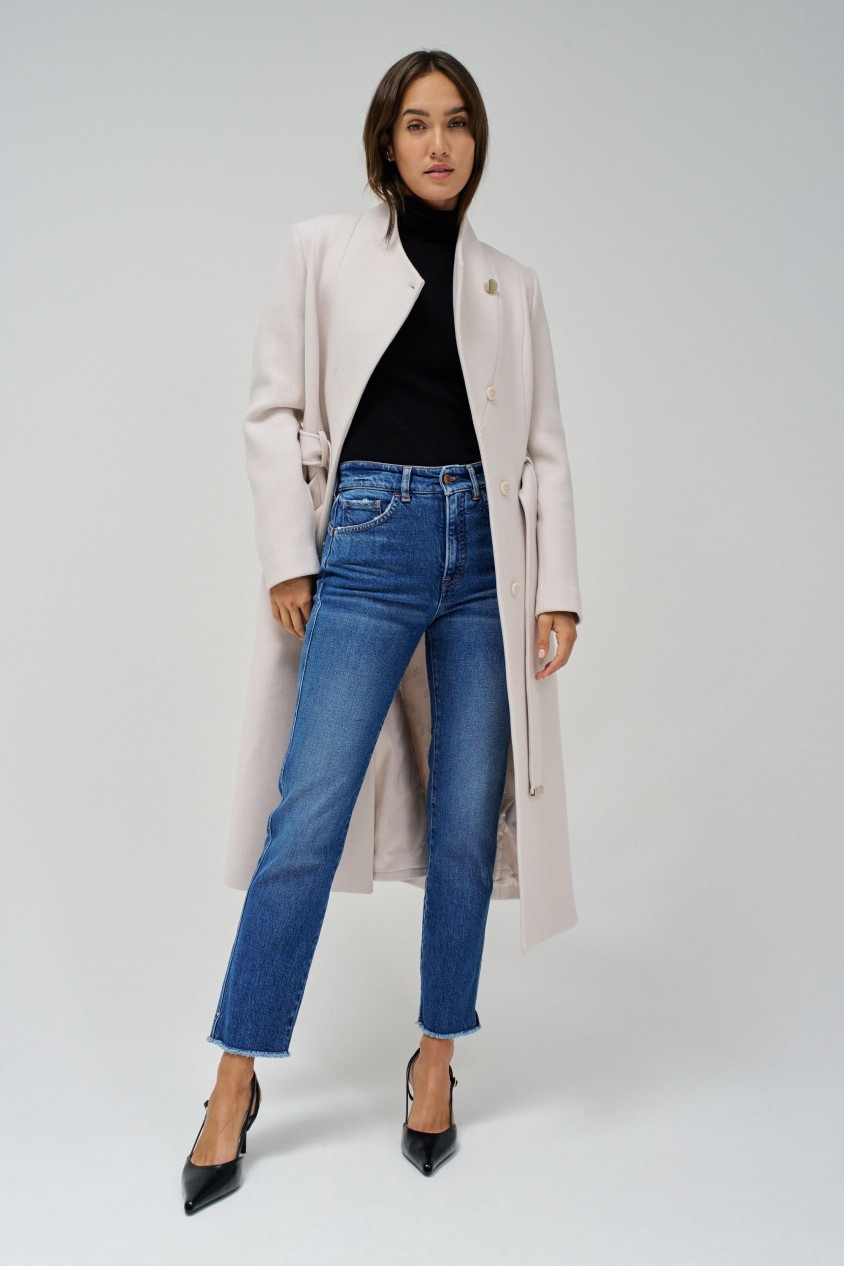 FAITH PUSH IN CROPPED SLIM JEANS