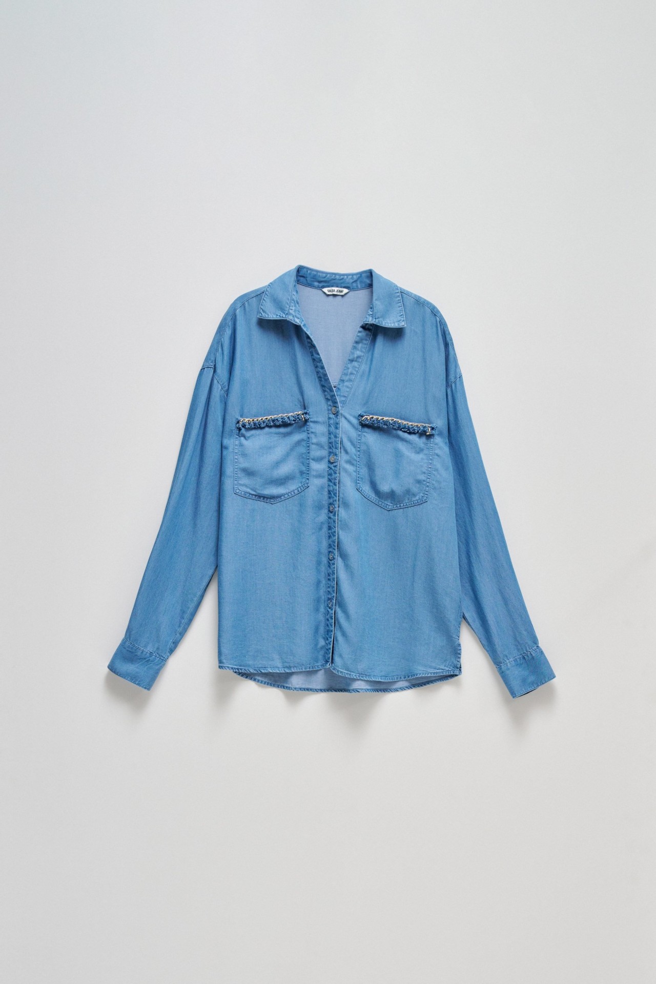 LIGHTDENIM SHIRT WITH POCKETS