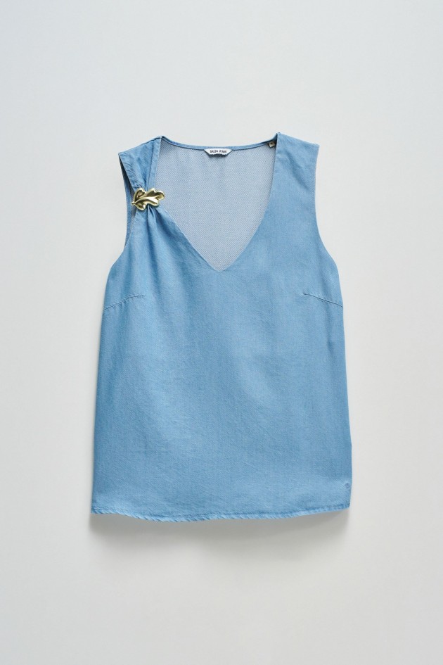 TOP IN LIGHTDENIM