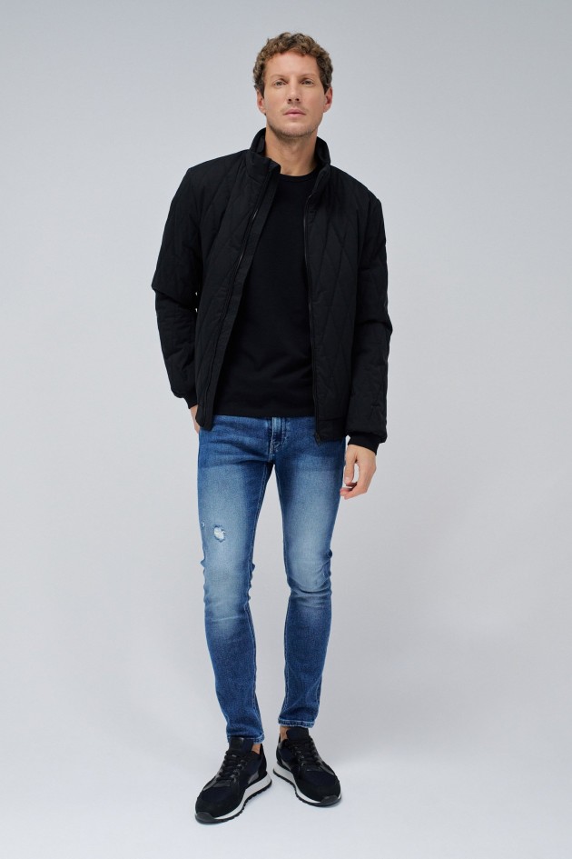 JEANS SKINNY FIT COM ROTOS