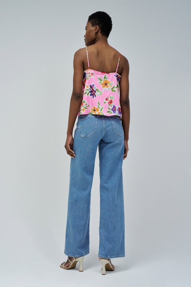 TOP COM PADRÃO FLORAL