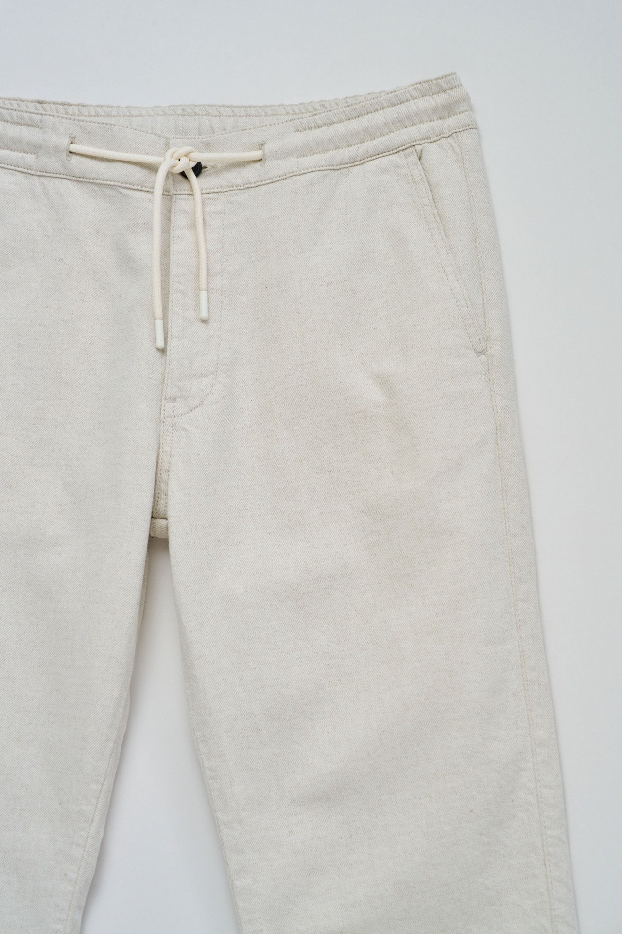 JOGGERS TROUSERS WITH LINEN