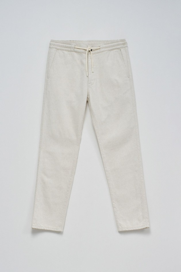 PANTALONES JOGGERS DE LINO