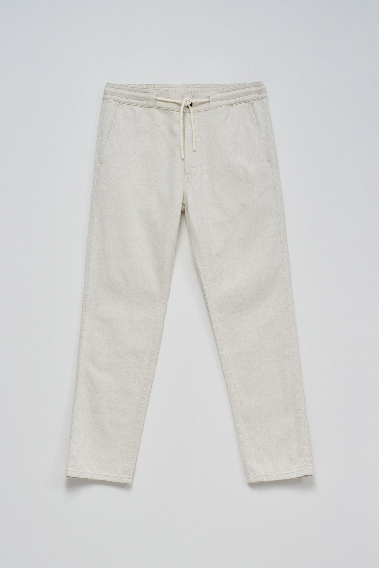 JOGGERS TROUSERS WITH LINEN
