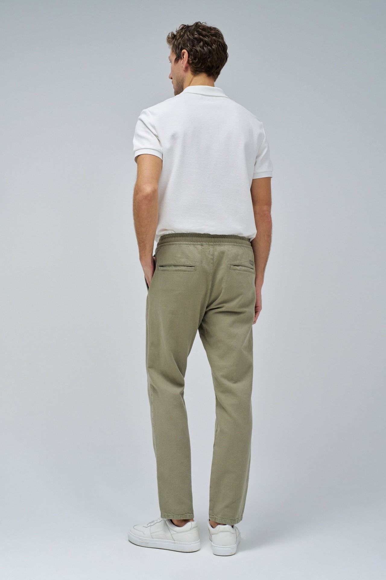JOGGERS TROUSERS WITH LINEN