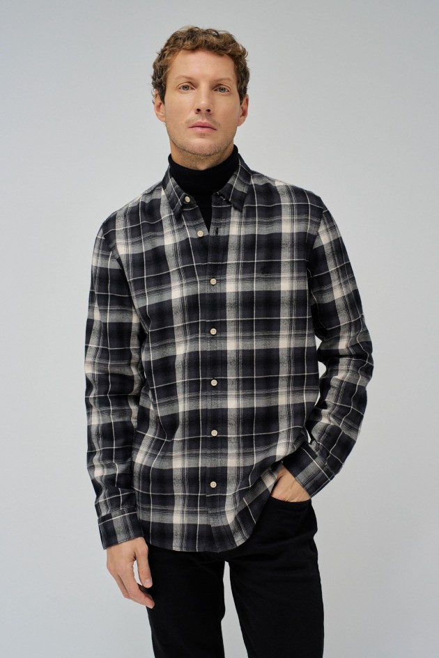CHEMISE  CARREAUX