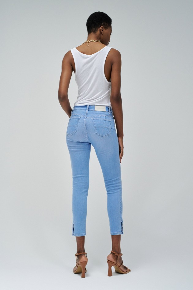 DESTINY PUSH UP CROPPED SKINNY JEANS
