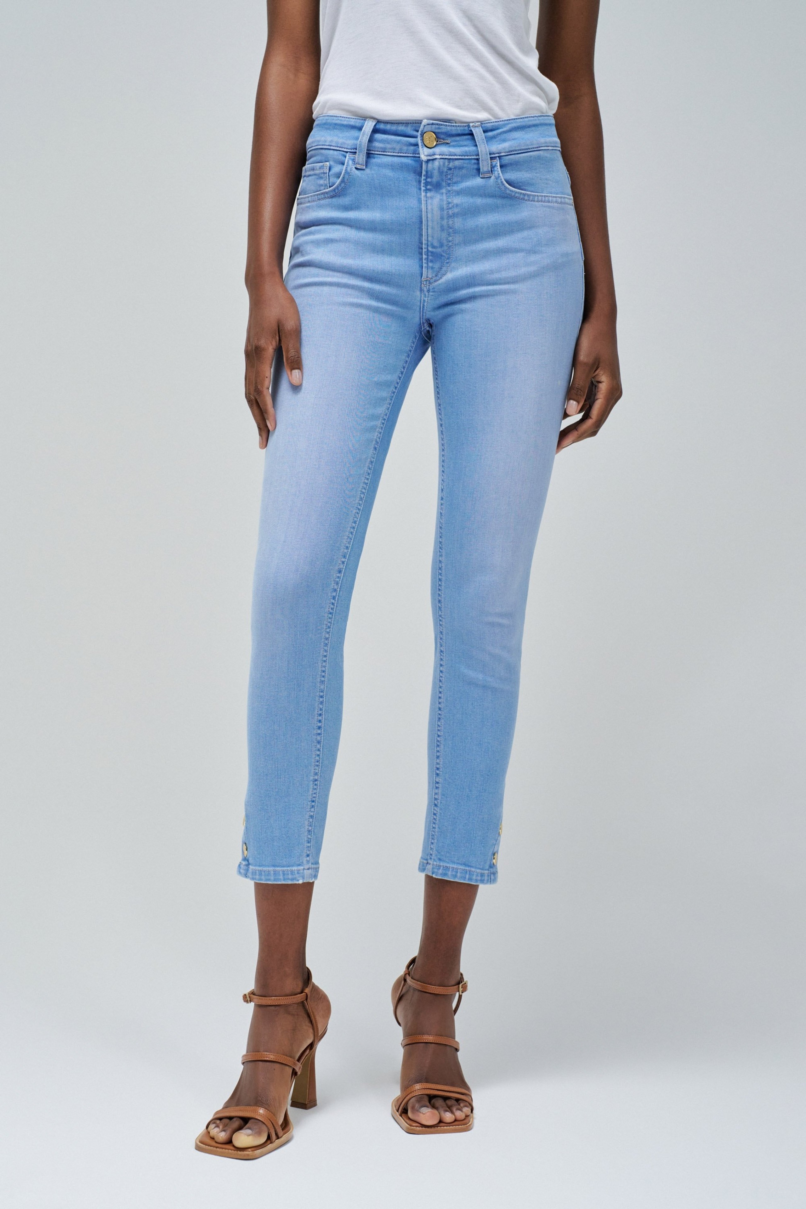 DESTINY PUSH UP CROPPED SKINNY JEANS
