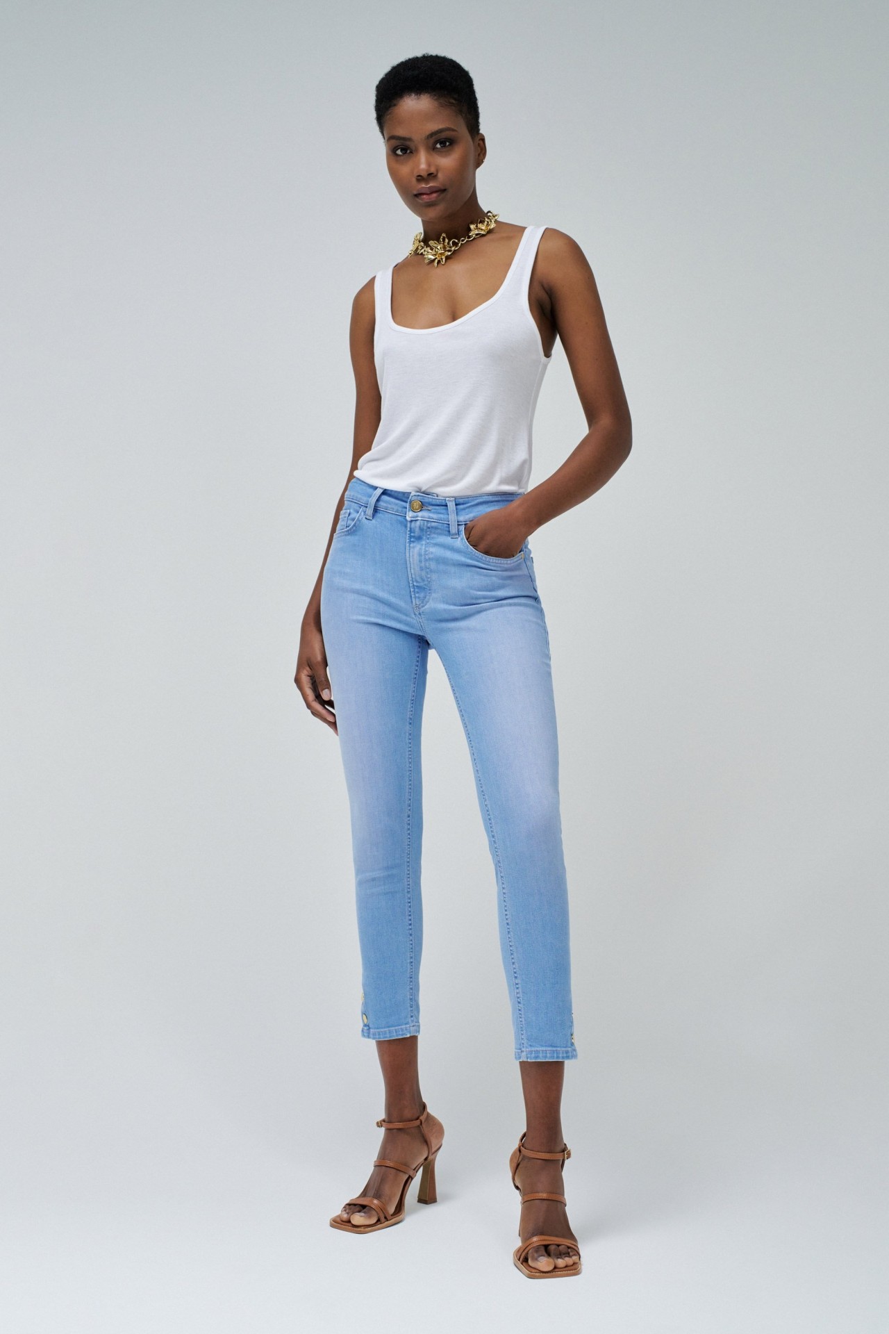 DESTINY PUSH UP CROPPED SKINNY JEANS