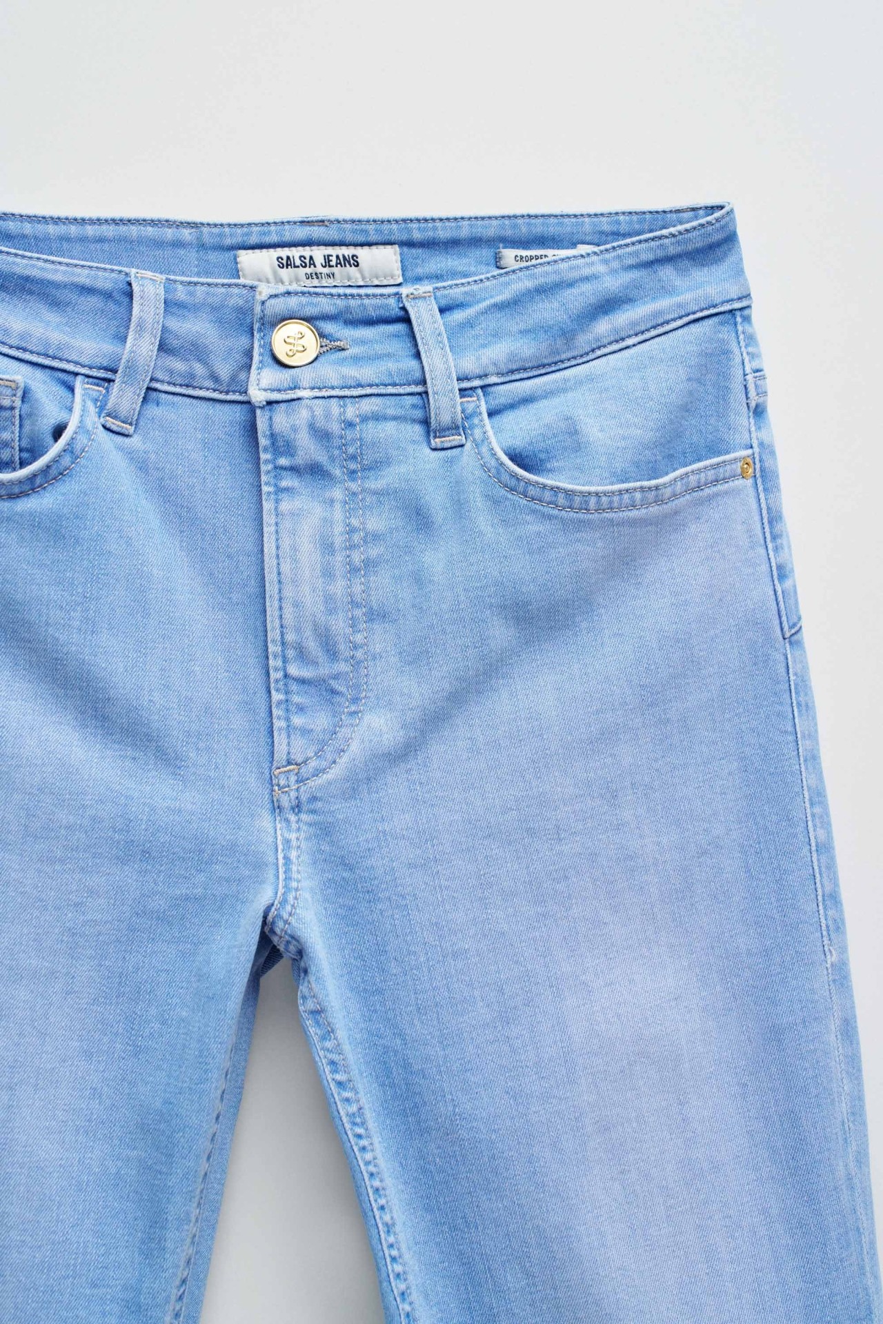 DESTINY PUSH UP CROPPED SKINNY JEANS