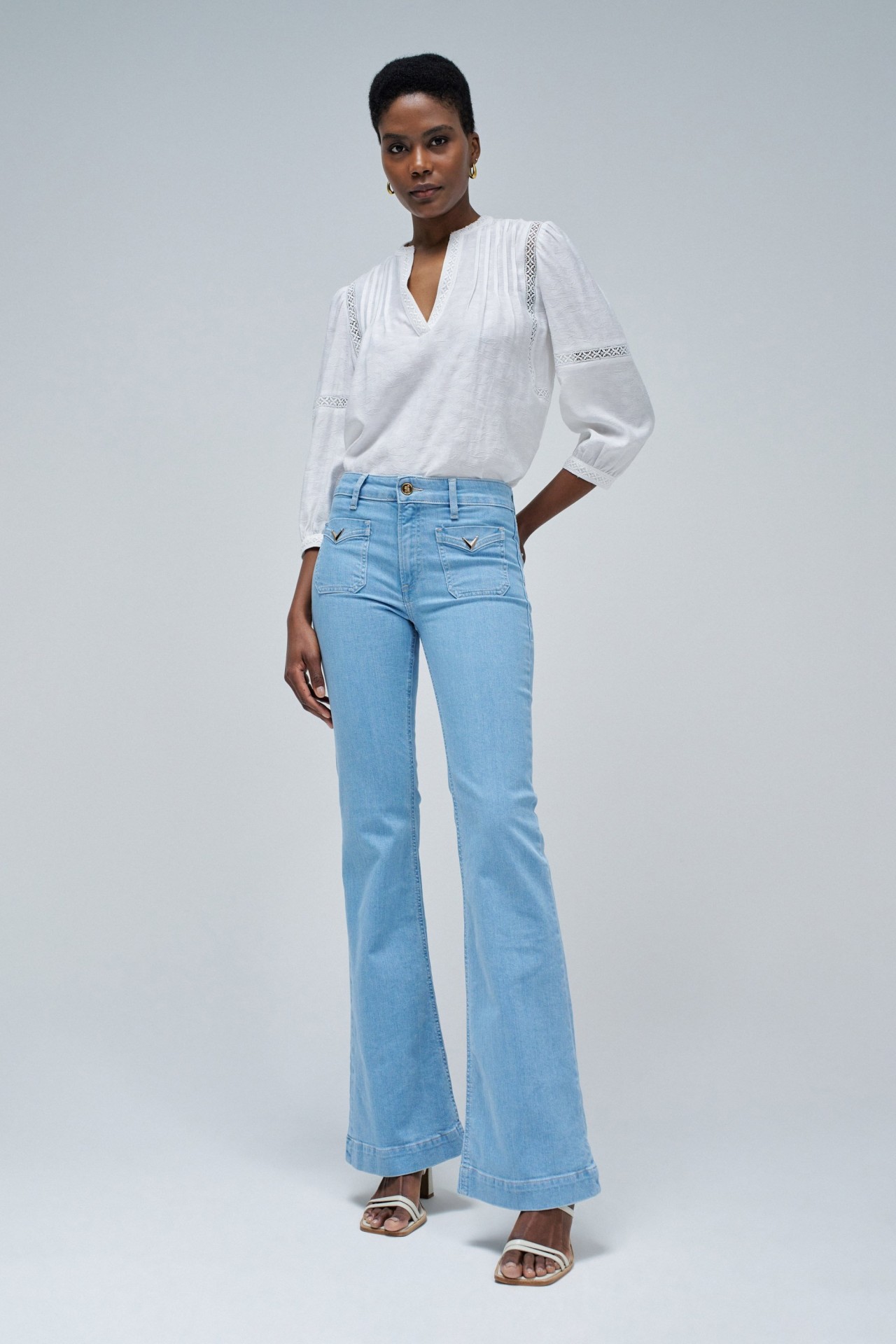 DESTINY PUSH UP FLARE JEANS
