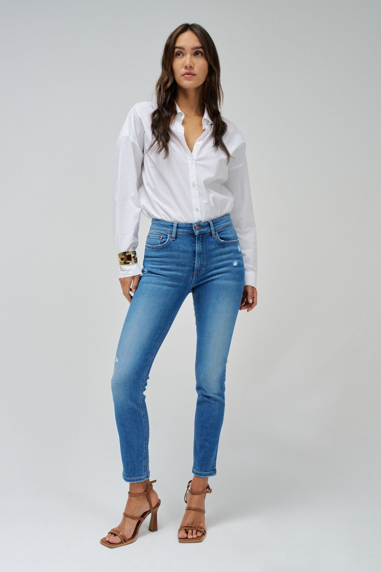 DESTINY PUSH UP CROPPED SKINNY JEANS