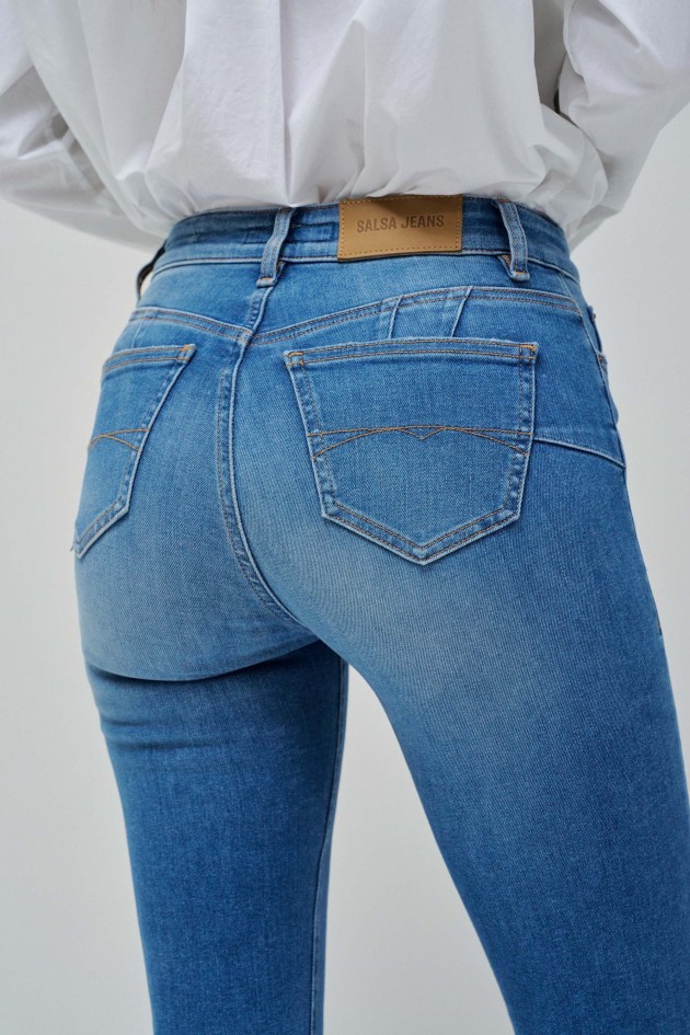 DESTINY PUSH UP CROPPED SKINNY JEANS