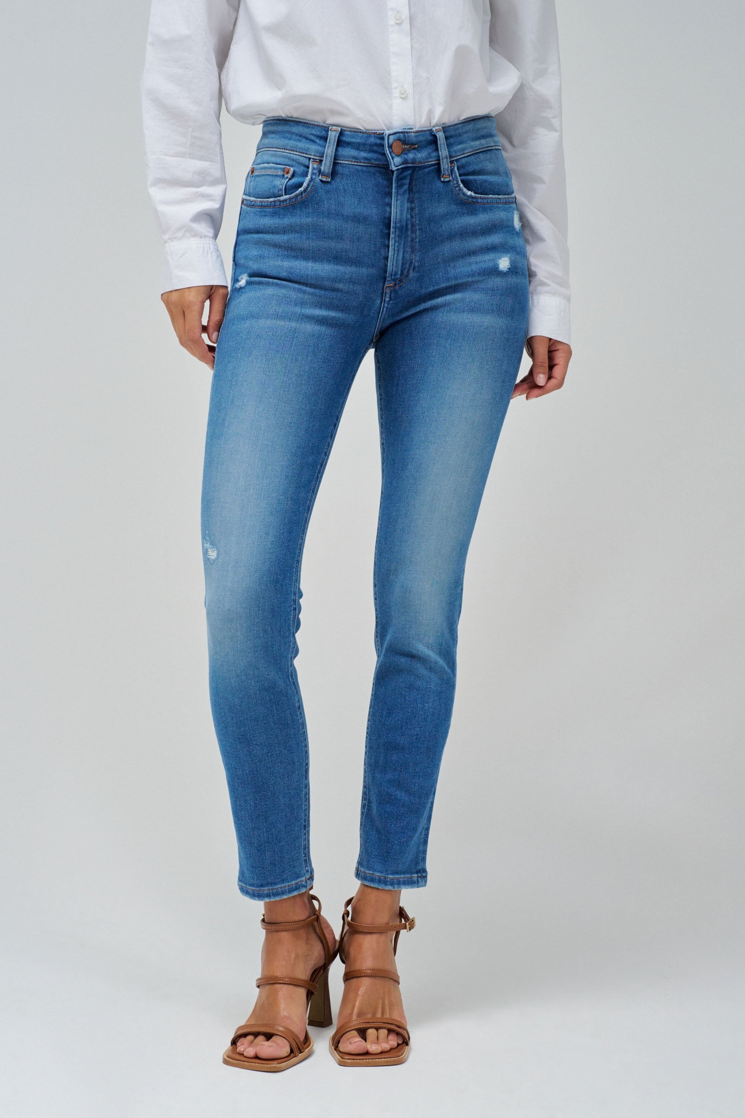 DESTINY PUSH UP CROPPED SKINNY JEANS