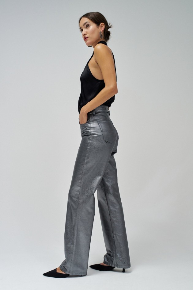 PANTALON DROIT TRUE EN COATING