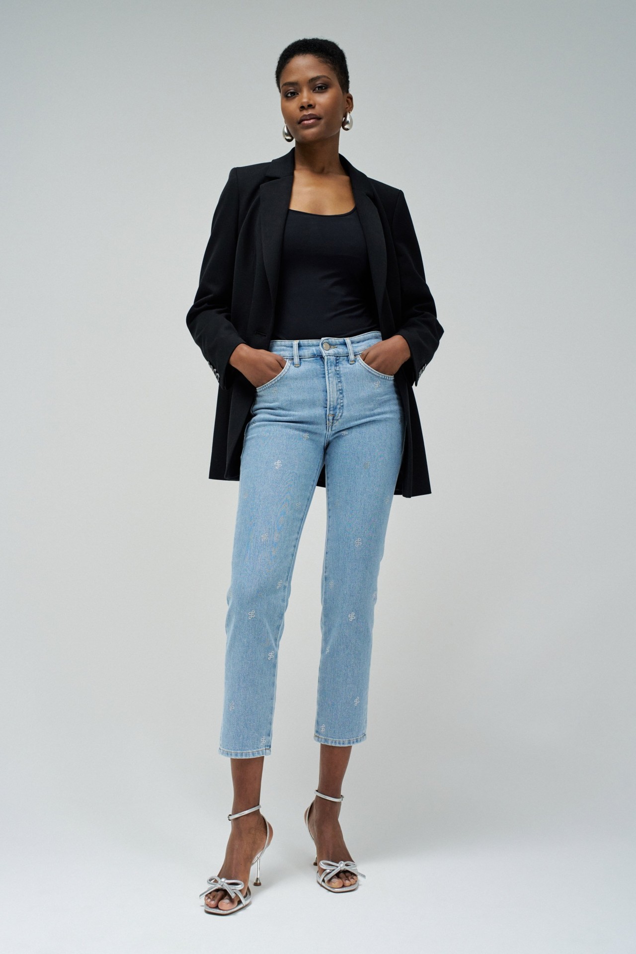 FAITH PUSH IN CROPPED SLIM JEANS