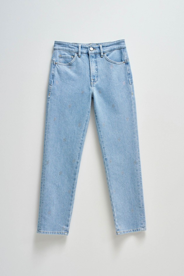 FAITH PUSH IN CROPPED SLIM JEANS