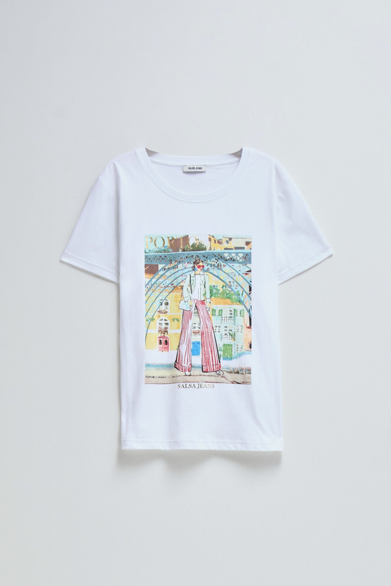 T-SHIRT BLANCHE  IMPRIM DE PORTO