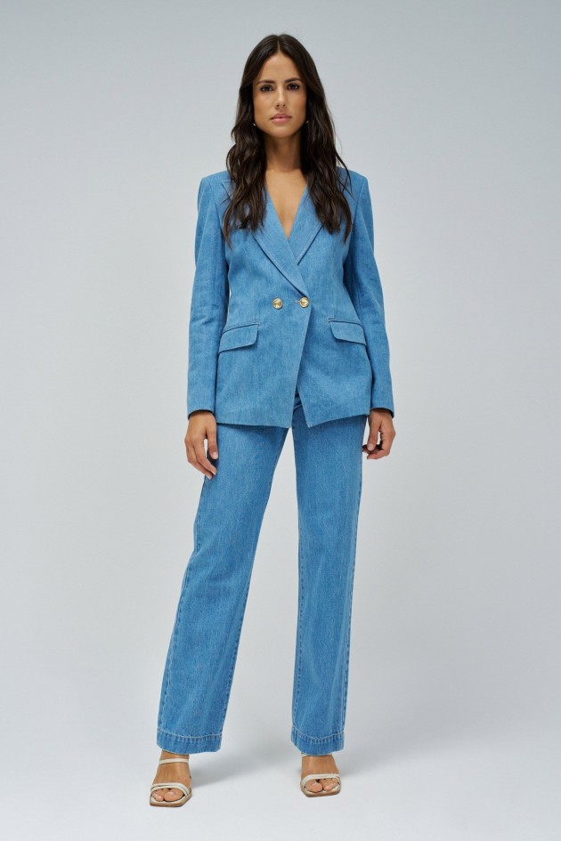BLAZER AUS DENIM