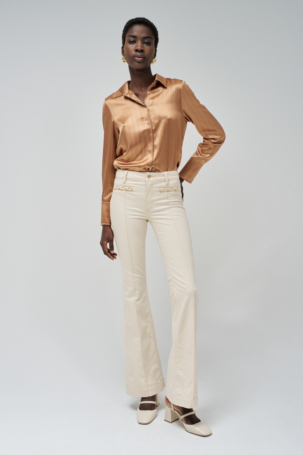 DESTINY PUSH UP FLARE JEANS