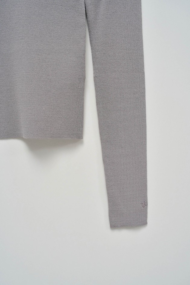 SWEATER WITH TRANSPARENCY