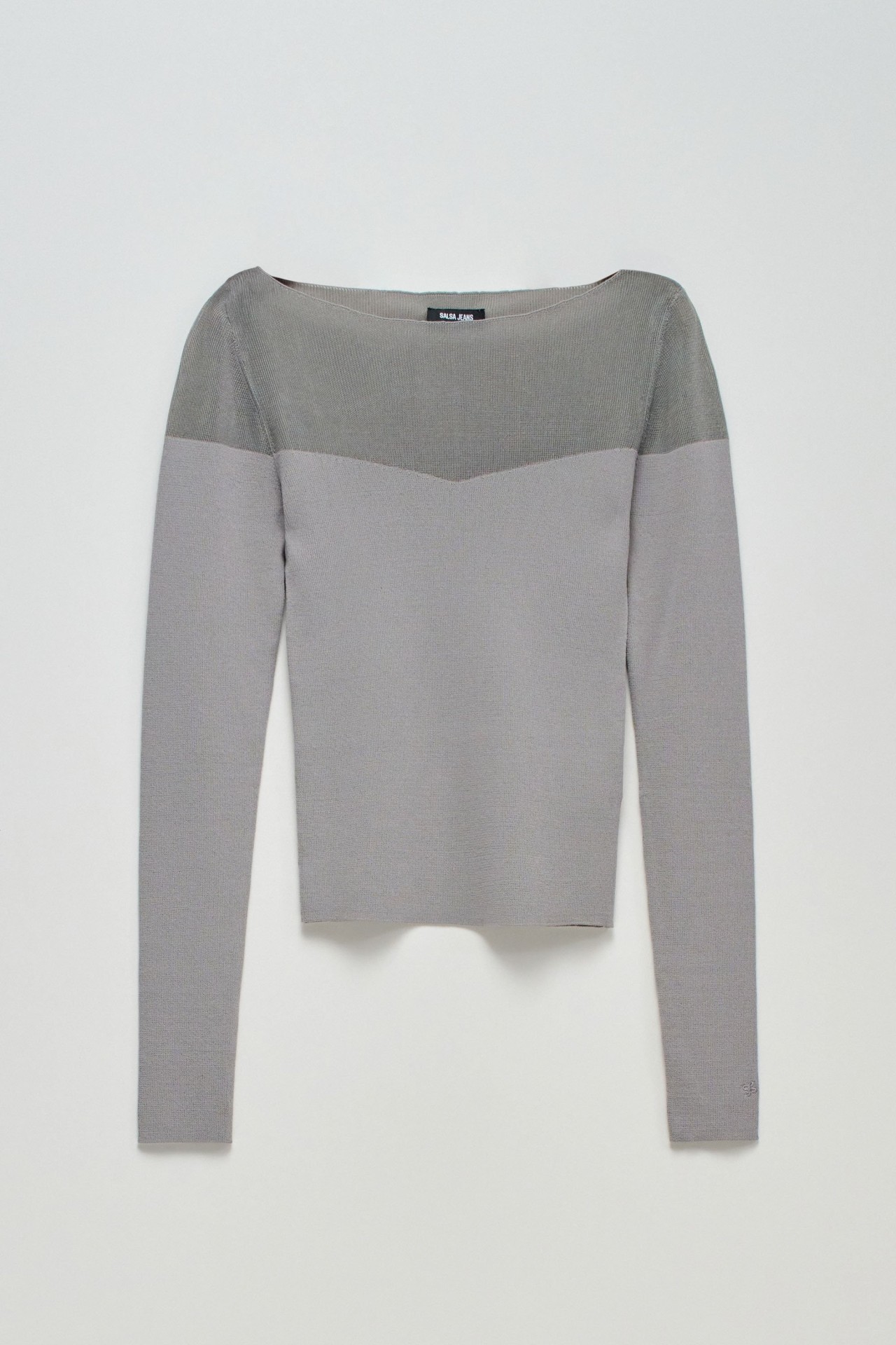 SWEATER WITH TRANSPARENCY