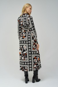 SHIRT DRESS WITH PATTERN