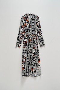 SHIRT DRESS WITH PATTERN
