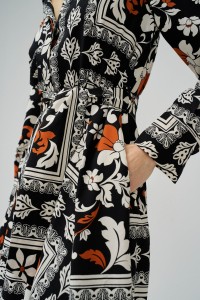 SHIRT DRESS WITH PATTERN