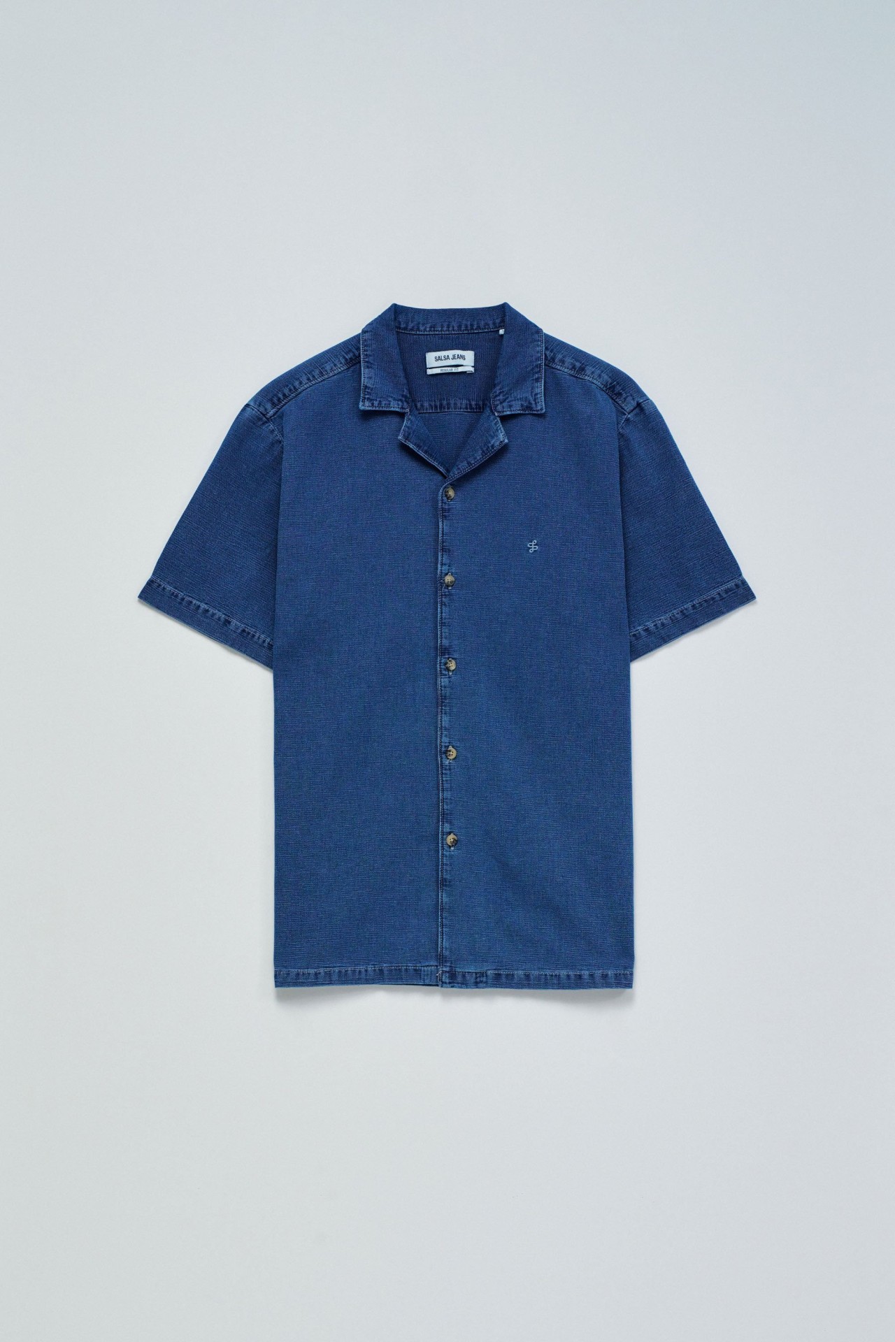 SHIRT WITH LINEN BLEND