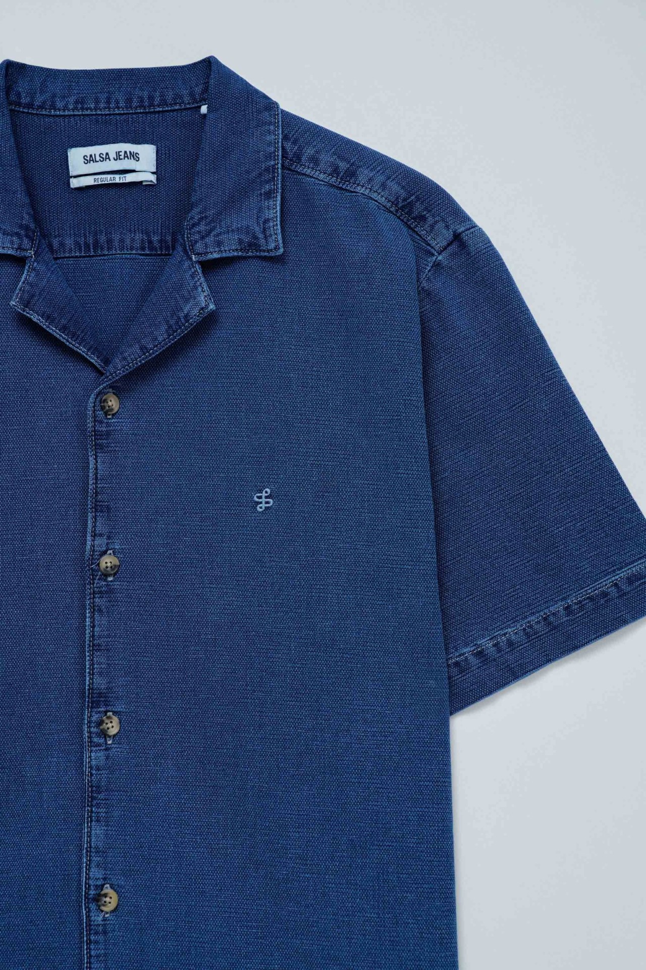 SHIRT WITH LINEN BLEND