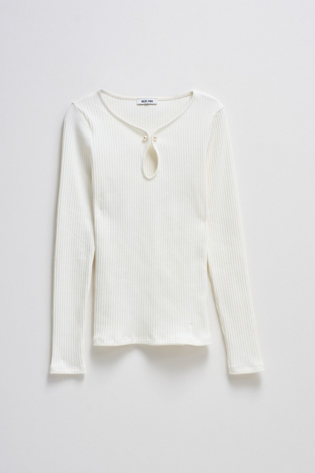 SUÉTER DE PUNTO CANALÉ