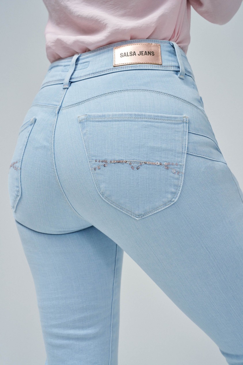 JEANS SECRET PUSH IN CROPPED SLIM