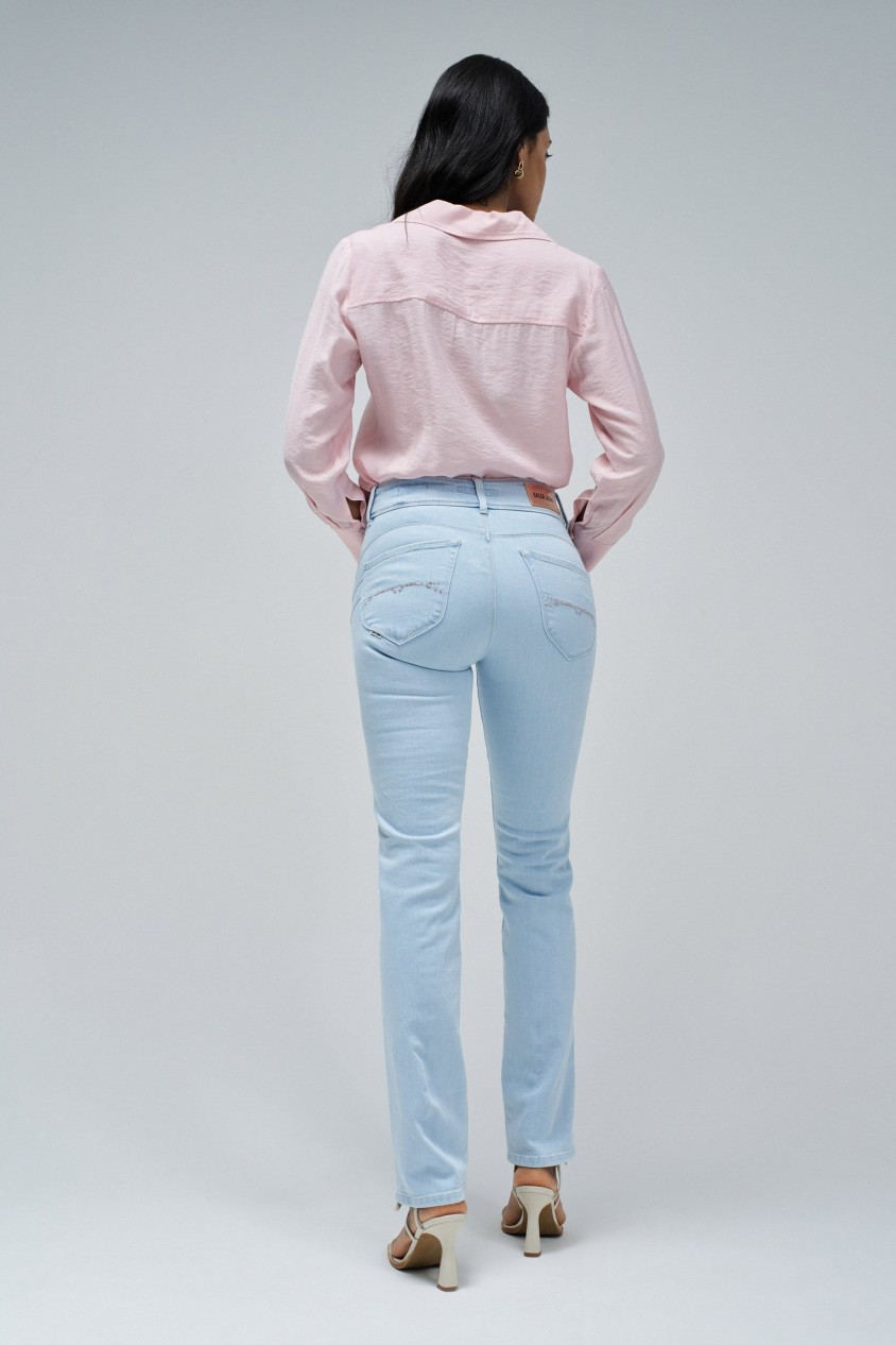 JEANS SECRET PUSH IN CROPPED SLIM