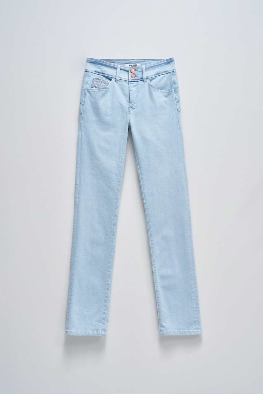 JEANS SECRET PUSH IN CROPPED SLIM