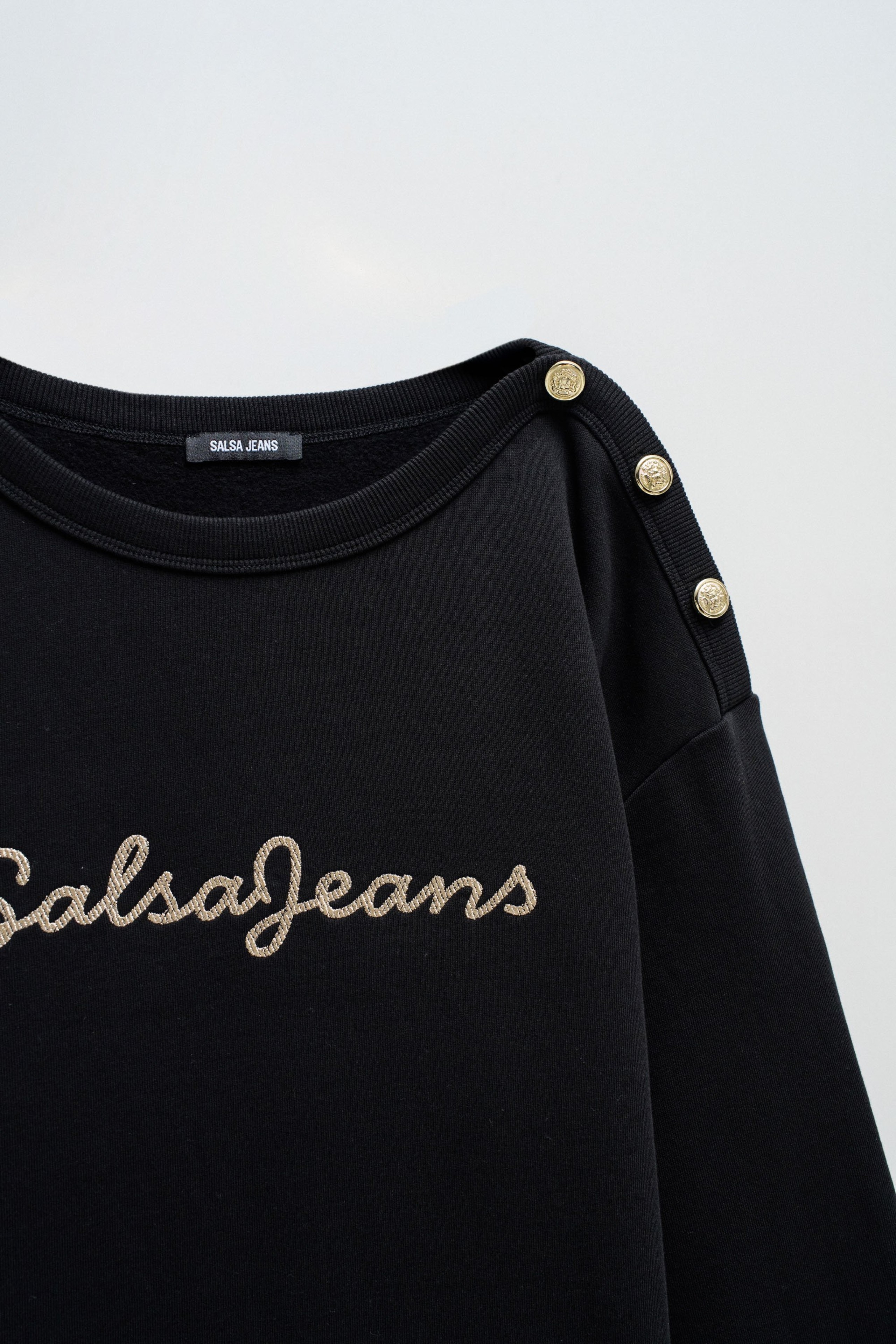 SWEATSHIRT IN FLEECE WITH BRANDING