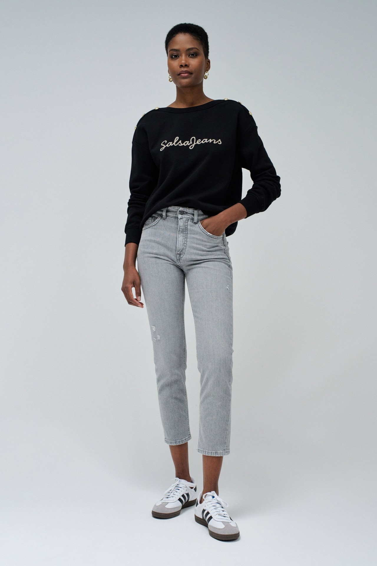 PULL EN MOLLETON AVEC LOGO