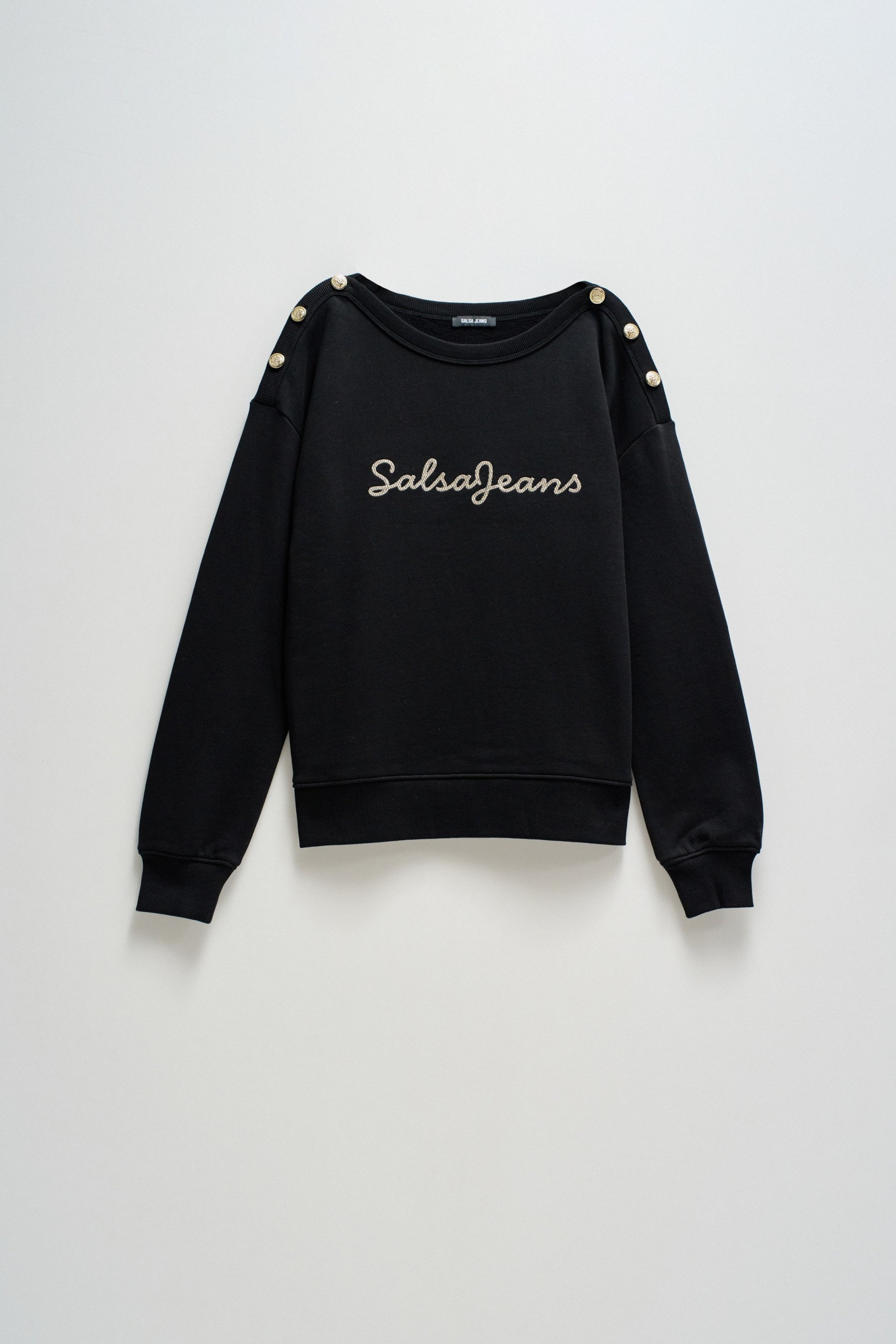 SWEATSHIRT IN FLEECE WITH BRANDING