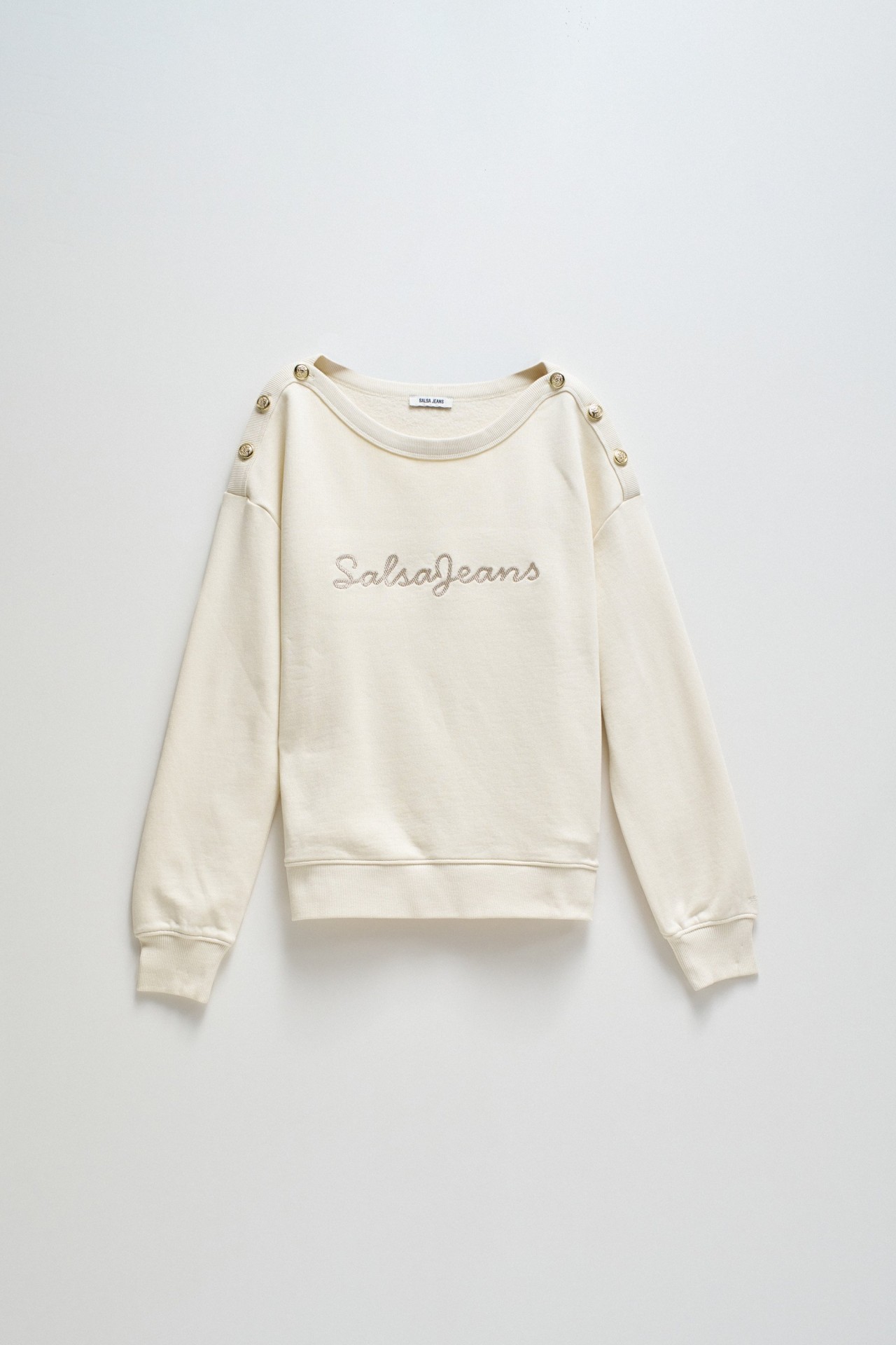 PULL EN MOLLETON AVEC LOGO