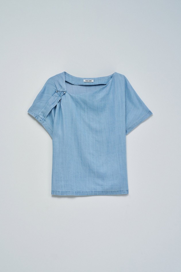 BLUSA EN LIGHTDENIM