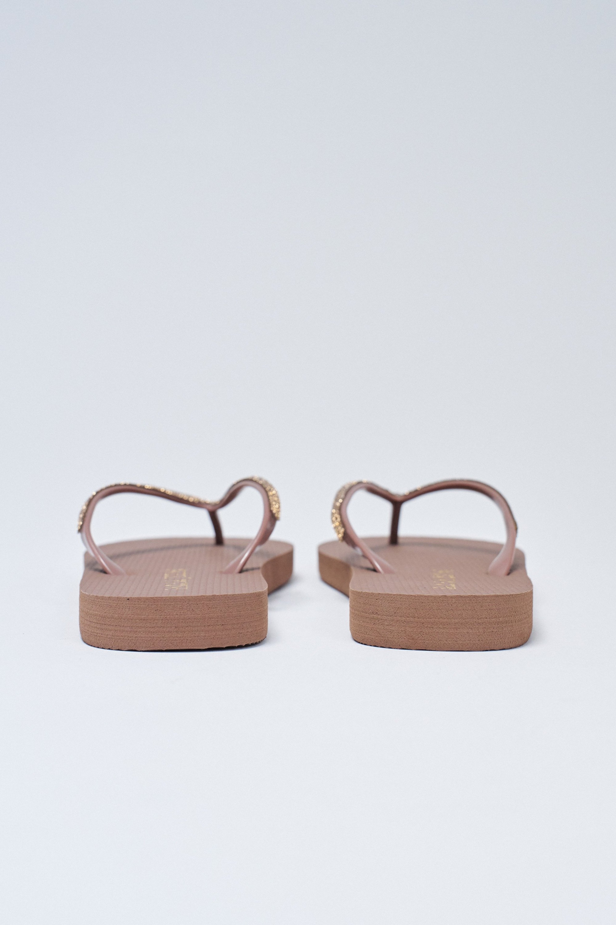 SLIPPERS WITH GOLD APPLIQUÉS