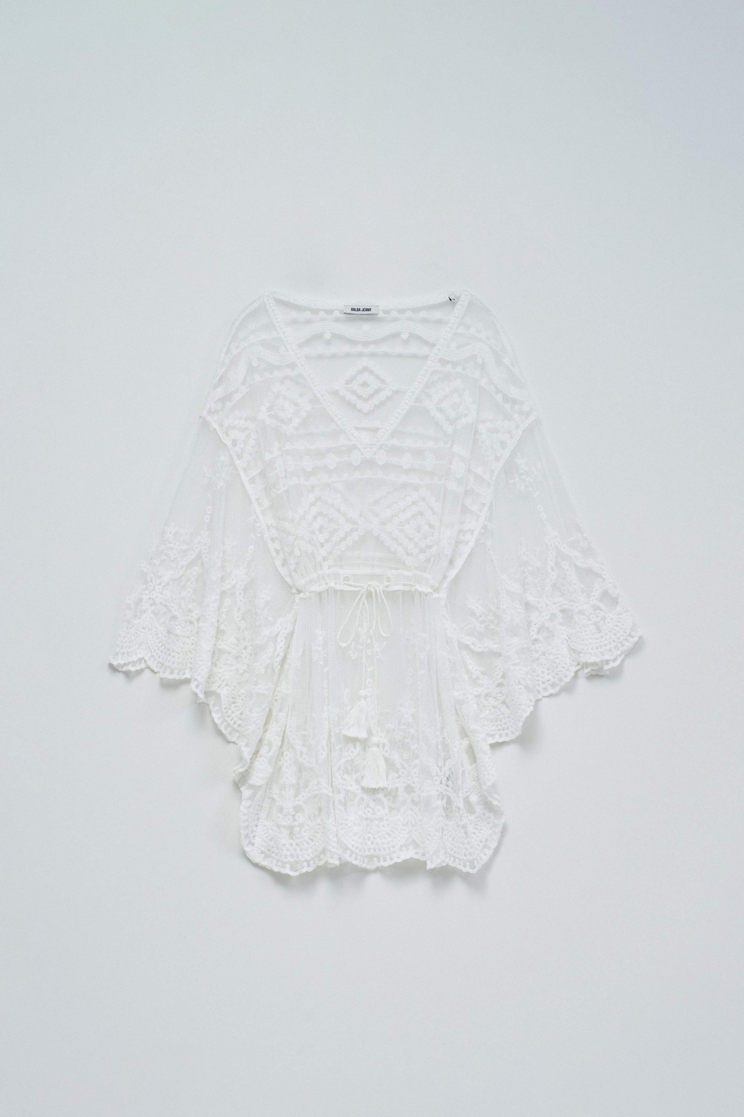 TÚNICA CON TRANSPARENCIA