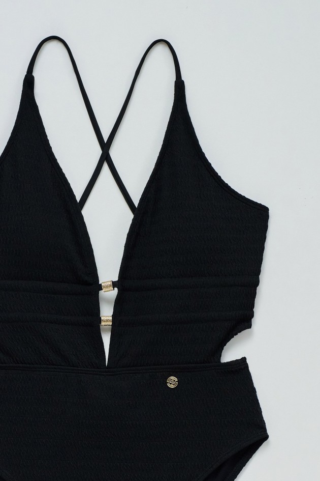 MAILLOT DE BAIN EN MAILLE TEXTURÉE