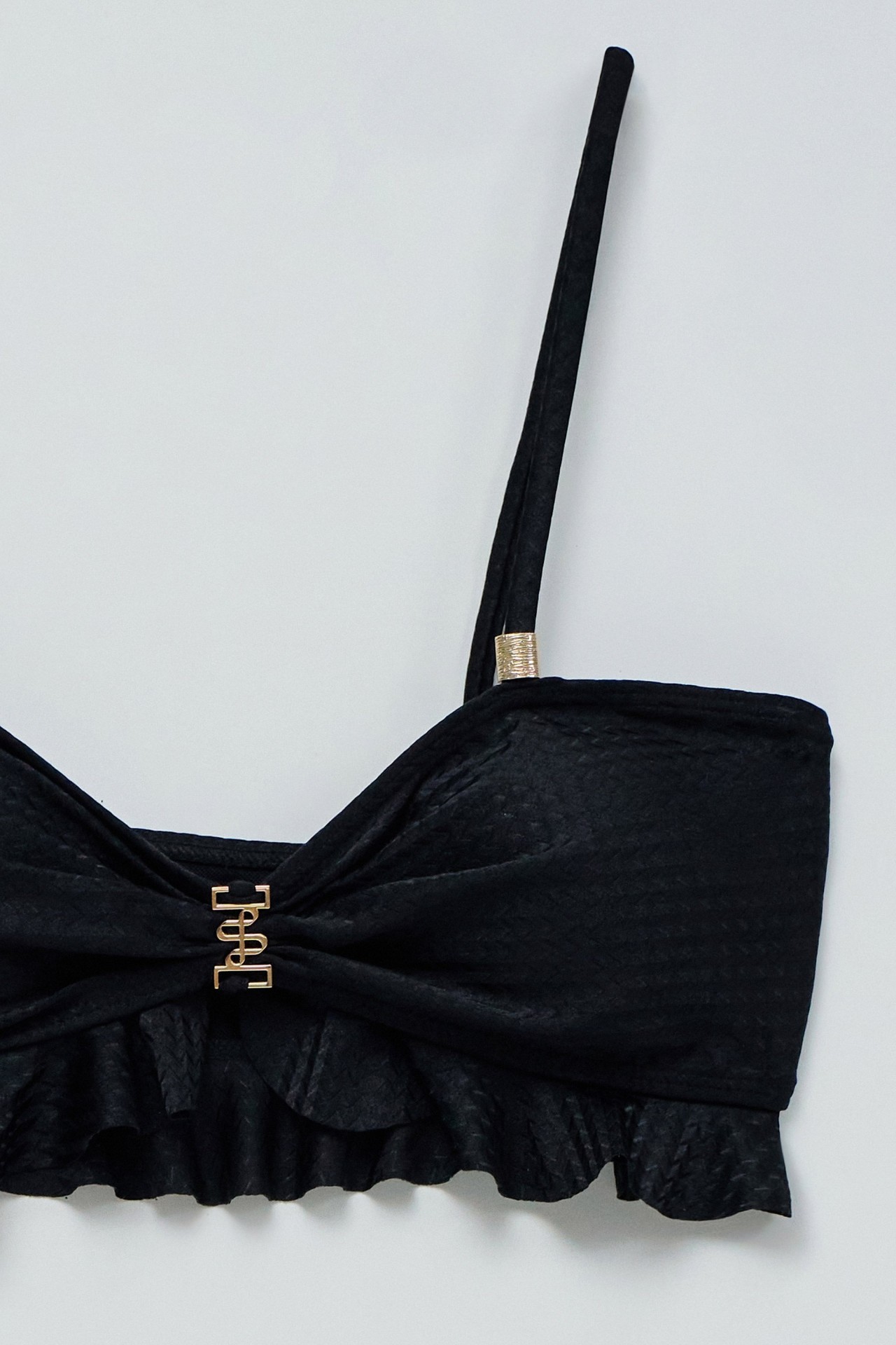 TOP DE BIKINI EM MALHA TEXTURADA