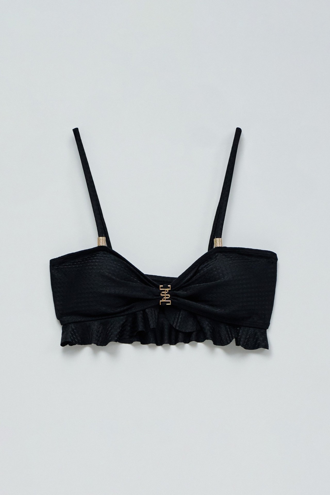 TOP DE BIKINI EM MALHA TEXTURADA